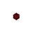 PRESTIGE Crystal, #5601 Faceted Cube Bead 4mm, Siam (1 Piece)