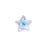 PRESTIGE Crystal, #5714 Swarovski Star Bead 8mm, Crystal AB (1 Piece)