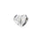 PRESTIGE Crystal, #5741 Swarovski Love Bead 8mm, Crystal (1 Piece)