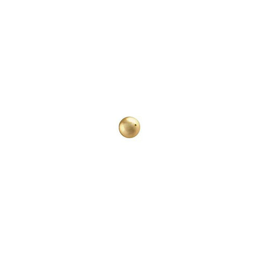 PRESTIGE Crystal, #5810 Swarovski Round Pearl Bead 2mm, Bright Gold (1 Piece)