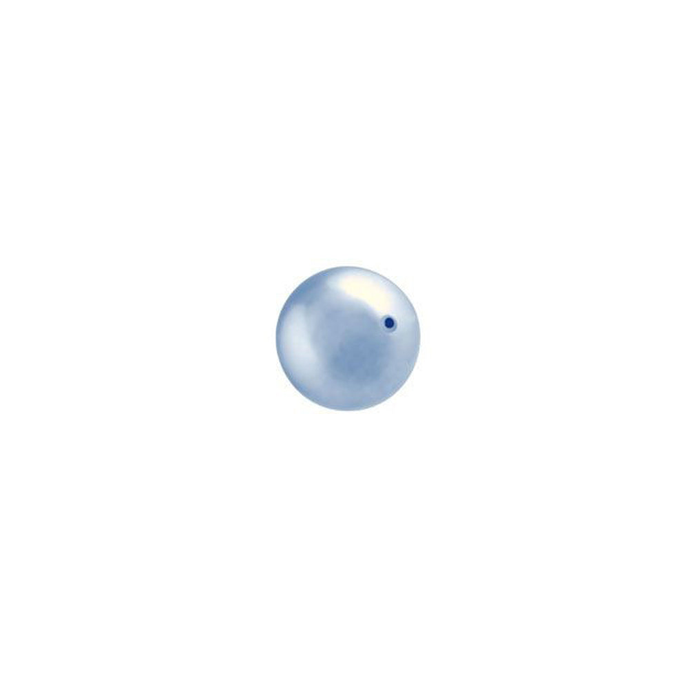 PRESTIGE Crystal, #5810 Round Pearl Bead 5mm, Light Blue (1 Piece)