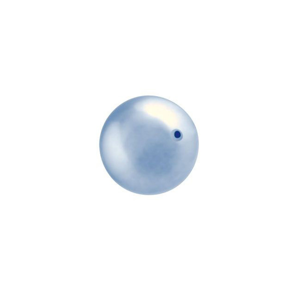 PRESTIGE Crystal, #5810 Swarovski Round Pearl Bead 8mm, Light Blue (1 Piece)