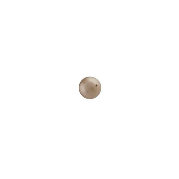 PRESTIGE Crystal, #5810 Swarovski Round Pearl Bead 3mm, Bronze (1 Piece)