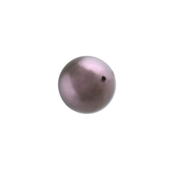 Swarovski Crystal, #5810 Swarovski Round Pearl Bead 8mm, Burgundy (8 Pieces)
