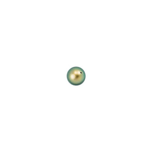 PRESTIGE Crystal, #5810 Swarovski Round Pearl Bead 3mm, Iridescent Green (1 Piece)