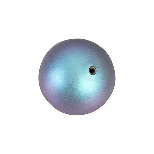 PRESTIGE Crystal, #5810 Round Pearl Bead 12mm, Iridescent Light Blue (1 Piece)