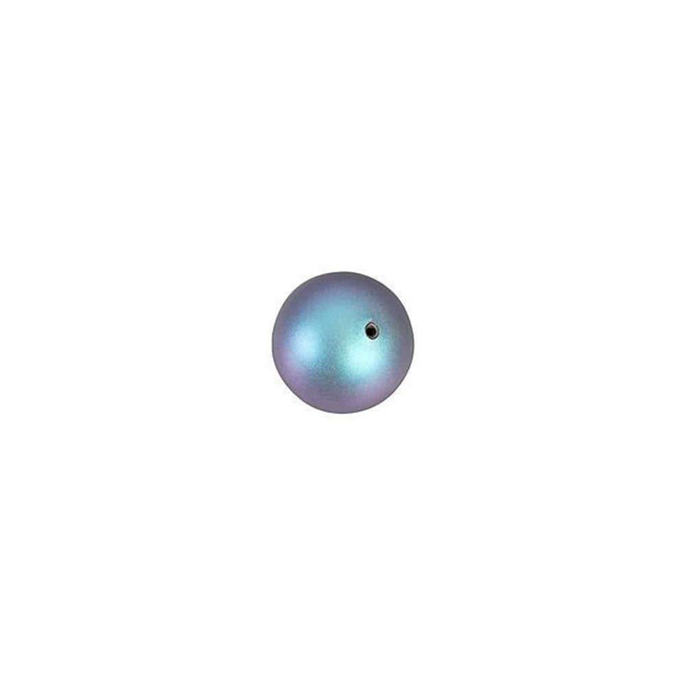 PRESTIGE Crystal, #5810 Round Pearl Bead 5mm, Iridescent Light Blue (1 Piece)