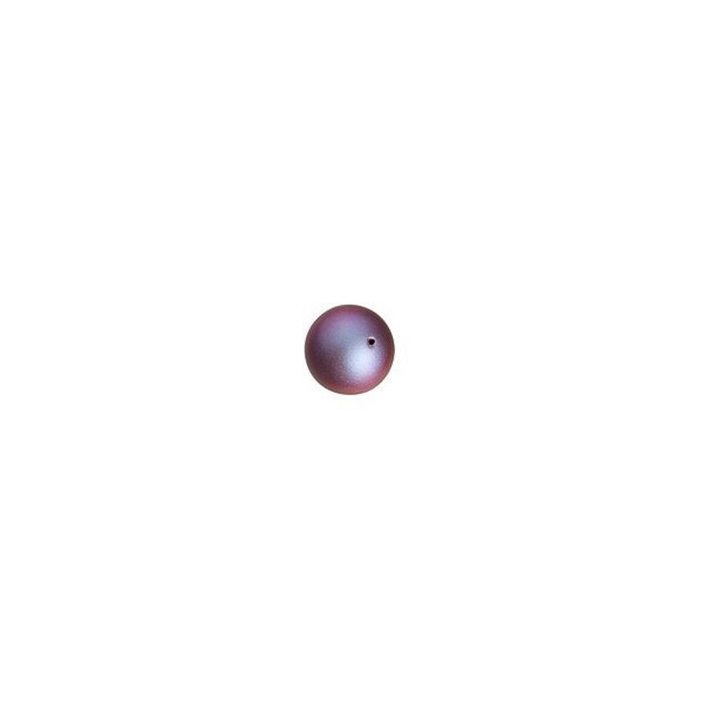 PRESTIGE Crystal, #5810 Round Pearl Bead 3mm, Iridescent Red (1 Piece)