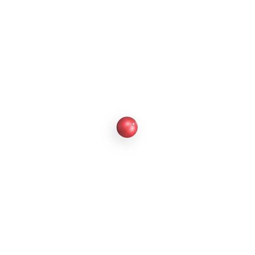 PRESTIGE Crystal, #5810 Round Pearl Bead 2mm, Iridescent Rouge (1 Piece)