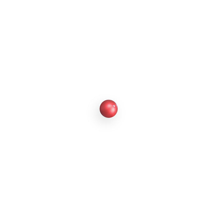 PRESTIGE Crystal, #5810 Round Pearl Bead 2mm, Iridescent Rouge (1 Piece)