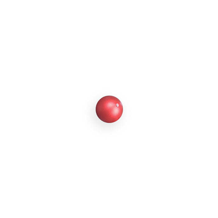 PRESTIGE Crystal, #5810 Round Pearl Bead 3mm, Iridescent Rouge (1 Piece)