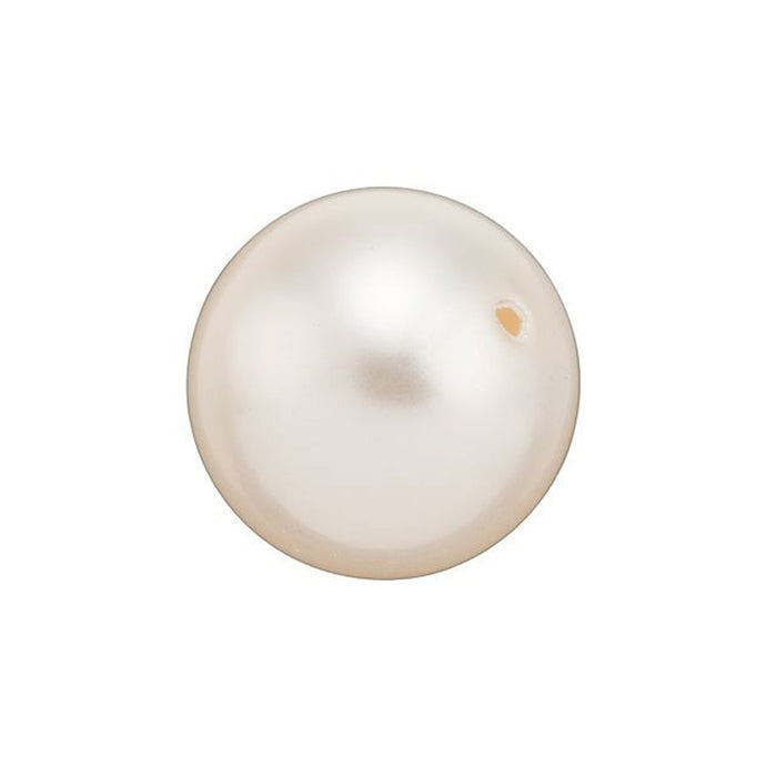PRESTIGE Crystal, #5810 Swarovski Round Pearl Bead 12mm, Creamrose (1 Piece)