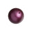 PRESTIGE Crystal, #5810 Round Pearl Bead 12mm, Elderberry (1 Piece)