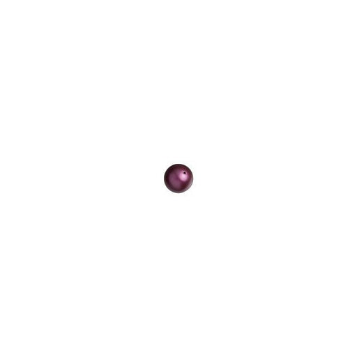 PRESTIGE Crystal, #5810 Swarovski Round Pearl Bead 2mm, Elderberry (1 Piece)