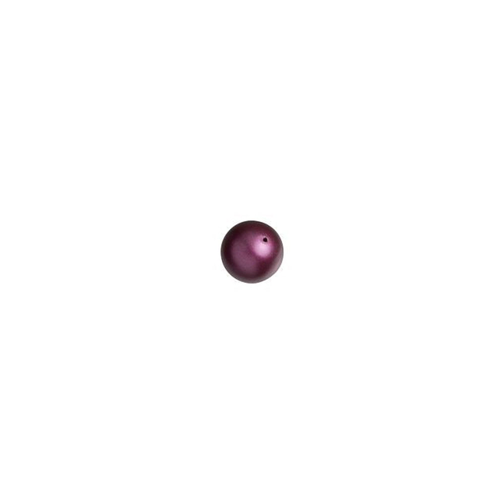 PRESTIGE Crystal, #5810 Round Pearl Bead 3mm, Elderberry (1 Piece)