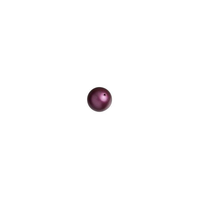 PRESTIGE Crystal, #5810 Round Pearl Bead 3mm, Elderberry (1 Piece)