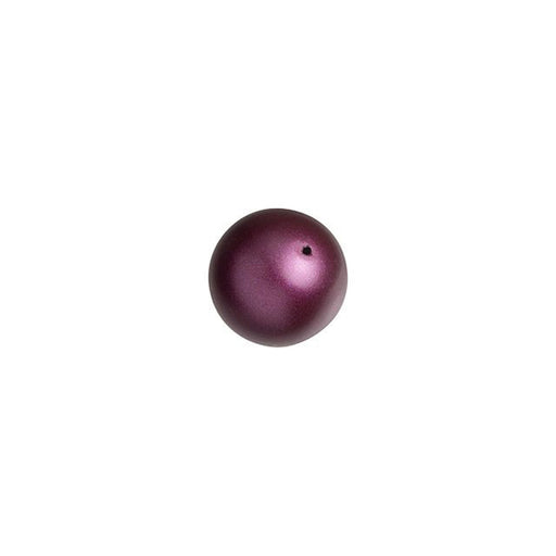 PRESTIGE Crystal, #5810 Swarovski Round Pearl Bead 6mm, Elderberry (1 Piece)
