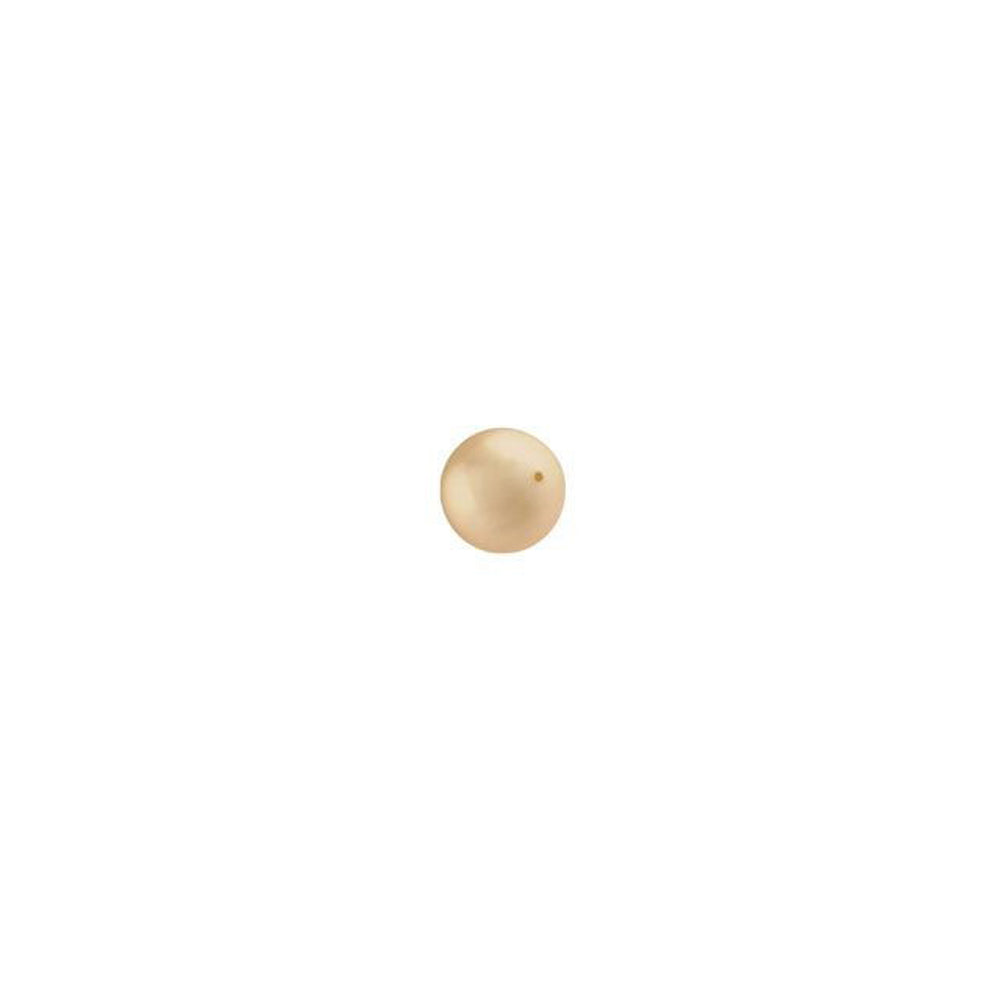 PRESTIGE Crystal, #5810 Swarovski Round Pearl Bead 3mm, Gold (1 Piece)