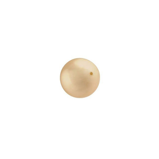 PRESTIGE Crystal, #5810 Round Pearl Bead 6mm, Gold (1 Piece)