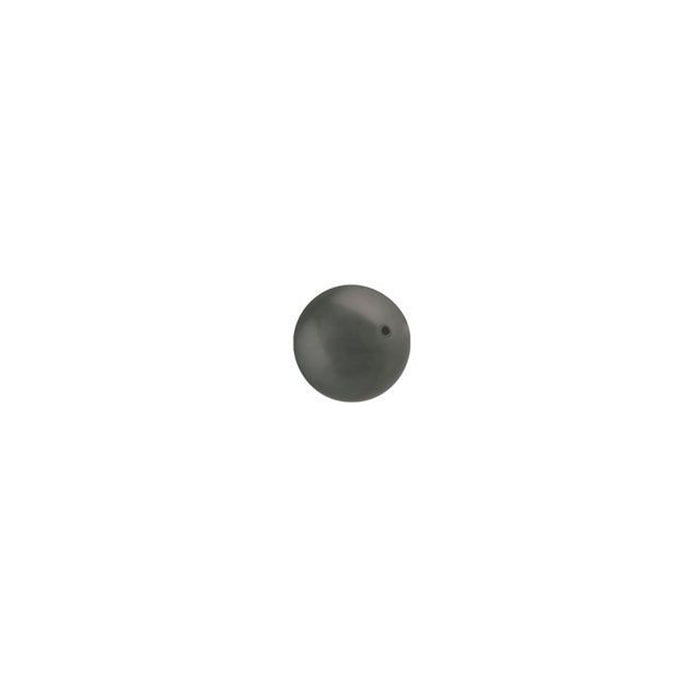 PRESTIGE Crystal, #5810 Round Pearl Bead 4mm, Dark Grey (1 Piece)