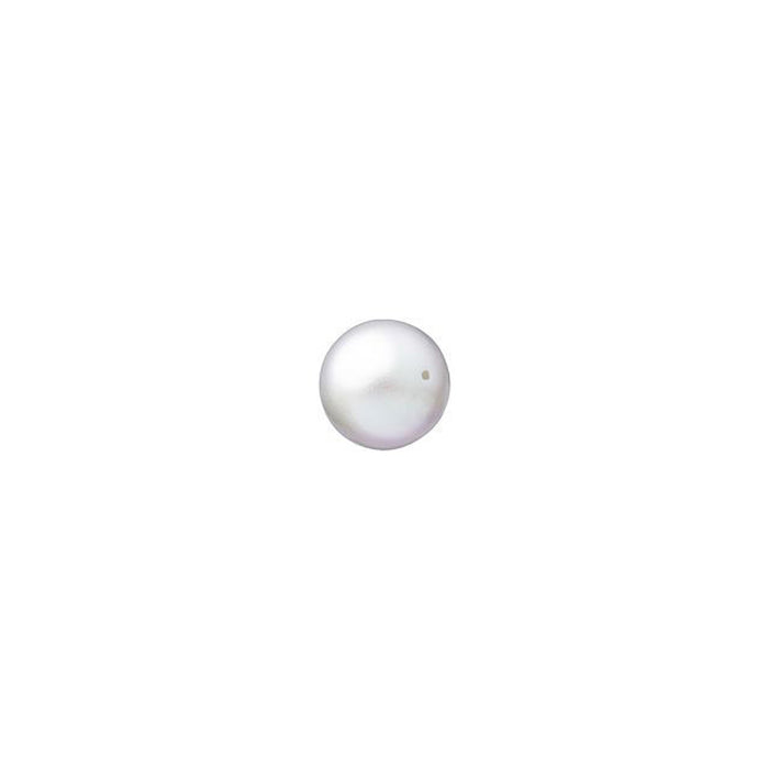 PRESTIGE Crystal, #5810 Swarovski Round Pearl Bead 4mm, Iridescent Dove Grey (1 Piece)