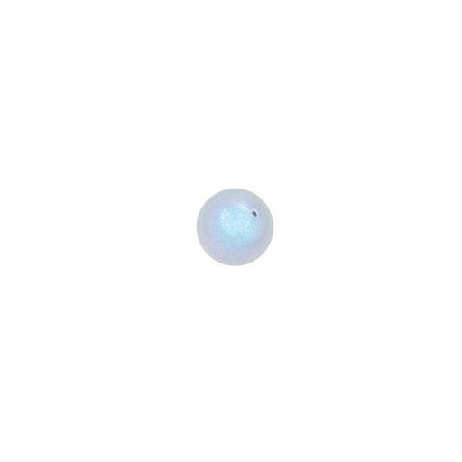 PRESTIGE Crystal, #5810 Swarovski Round Pearl Bead 4mm, Iridescent Dreamy Blue (1 Piece)