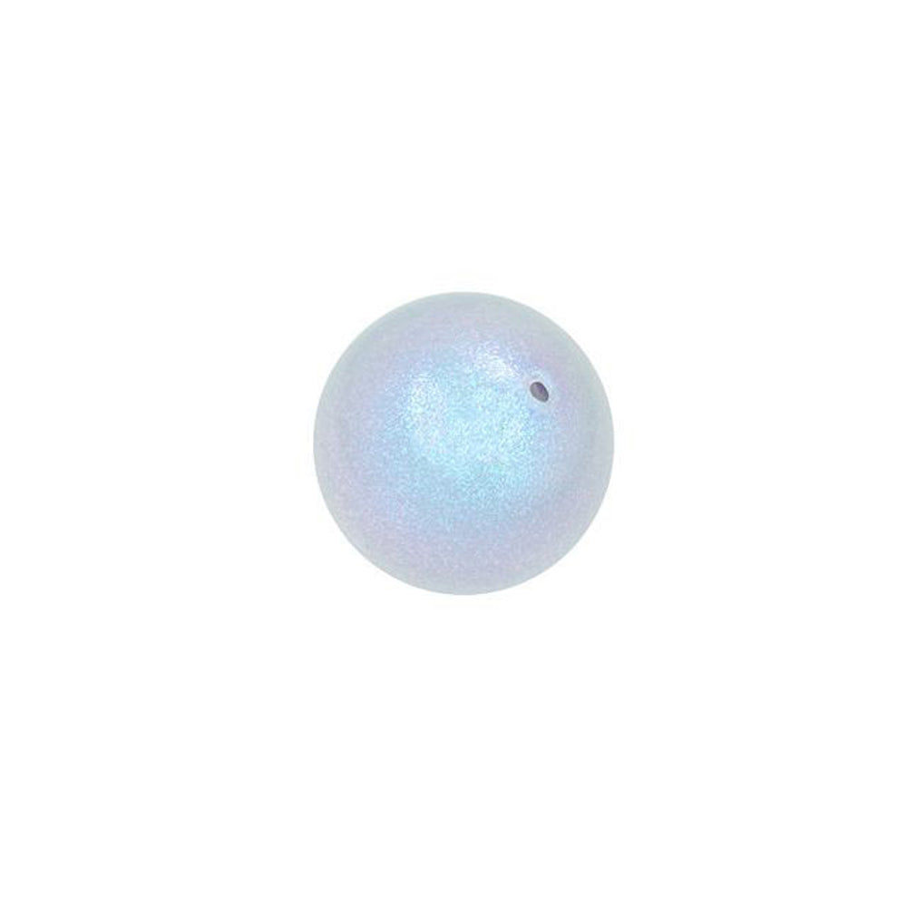 PRESTIGE Crystal, #5810 Round Pearl Bead 8mm, Iridescent Dreamy Blue (1 Piece)