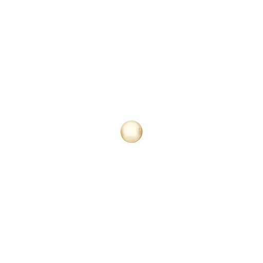 PRESTIGE Crystal, #5810 Round Pearl Bead 2mm, Light Gold (1 Piece)