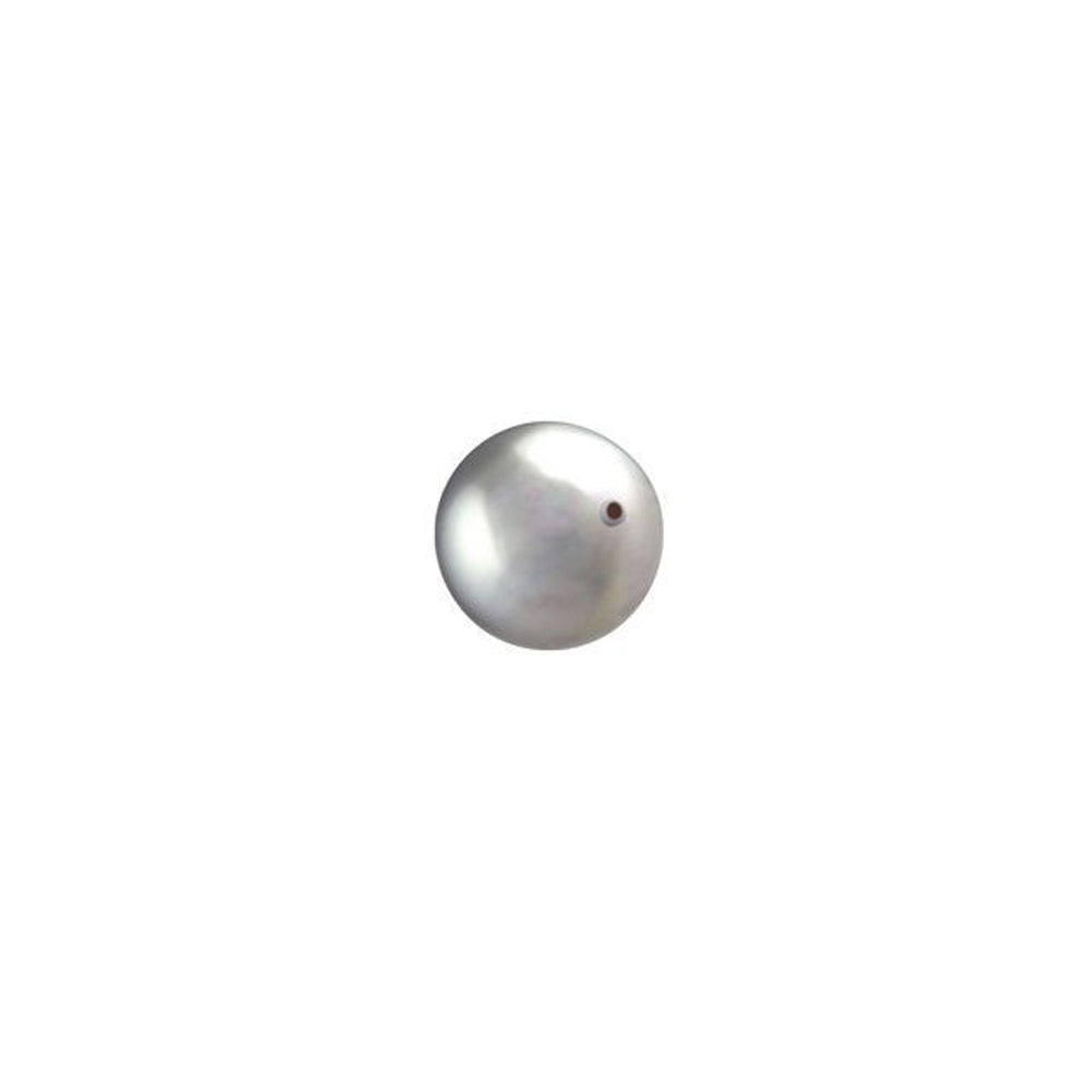 PRESTIGE Crystal, #5810 Swarovski Round Pearl Bead 5mm, Light Grey (1 Piece)