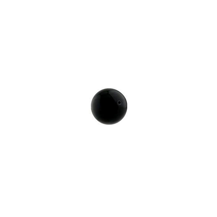 PRESTIGE Crystal, #5810 Round Pearl Bead 4mm, Mystic Black (1 Piece)