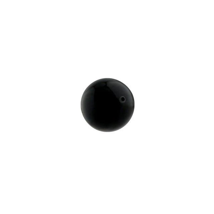 PRESTIGE Crystal, #5810 Round Pearl Bead 6mm, Mystic Black (1 Piece)