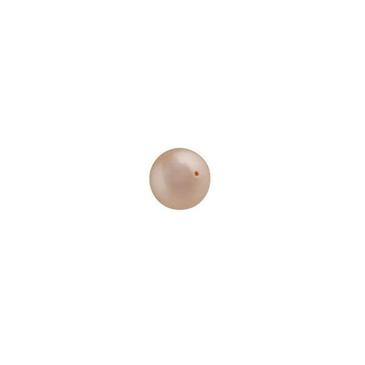 PRESTIGE Crystal, #5810 Round Pearl Bead 4mm, Peach (1 Piece)