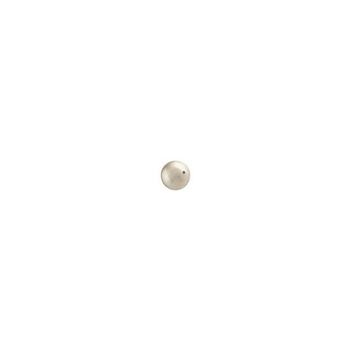 PRESTIGE Crystal, #5810 Round Pearl Bead 2mm, Platinum (1 Piece)