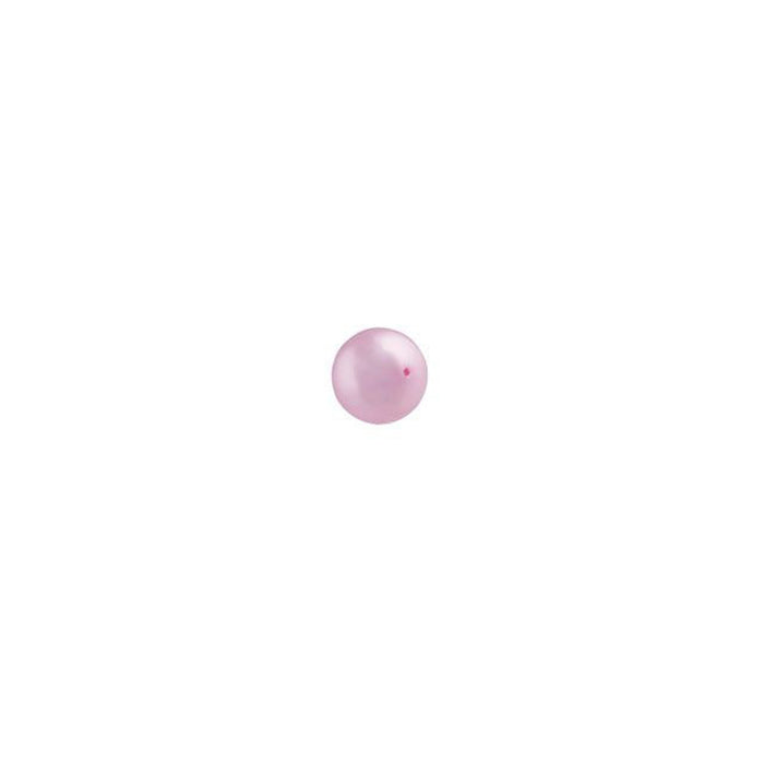 PRESTIGE Crystal, #5810 Round Pearl Bead 3mm, Powder Rose (1 Piece)