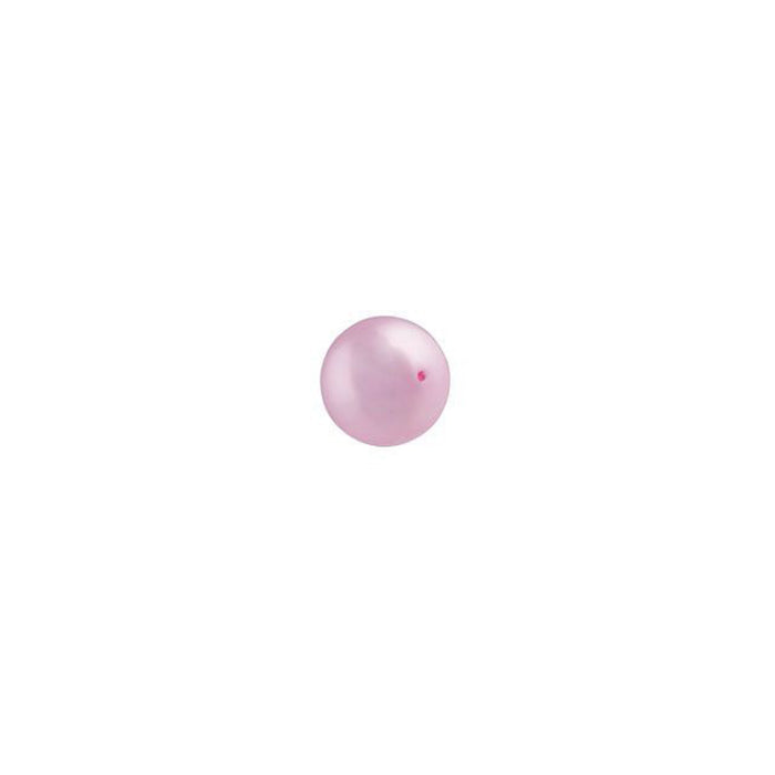 PRESTIGE Crystal, #5810 Round Pearl Bead 4mm, Powder Rose (1 Piece)