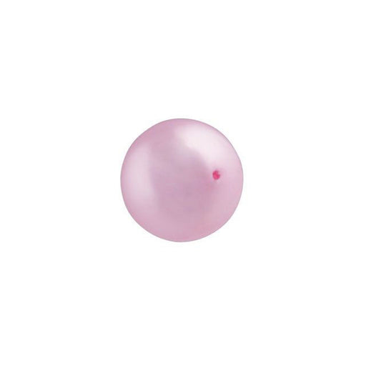 PRESTIGE Crystal, #5810 Round Pearl Bead 8mm, Powder Rose (1 Piece)