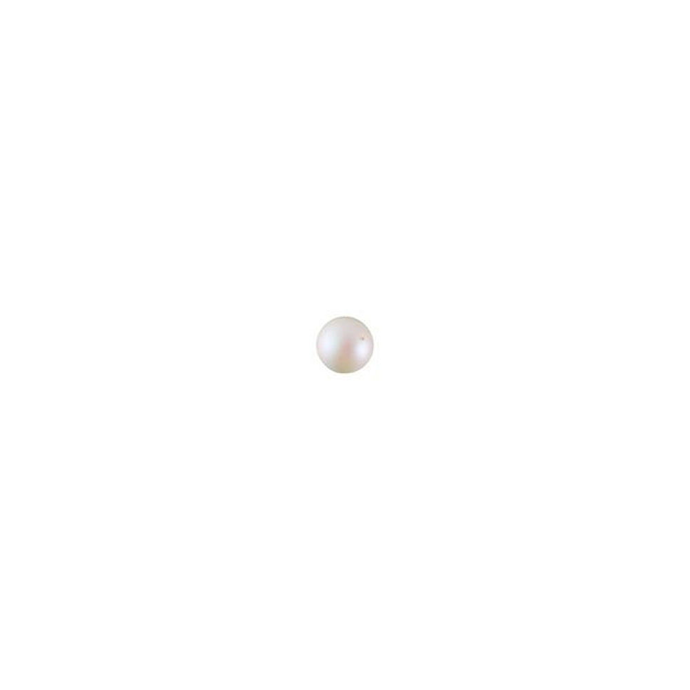 PRESTIGE Crystal, #5810 Swarovski Round Pearl Bead 2mm, Pearlescent White (1 Piece)