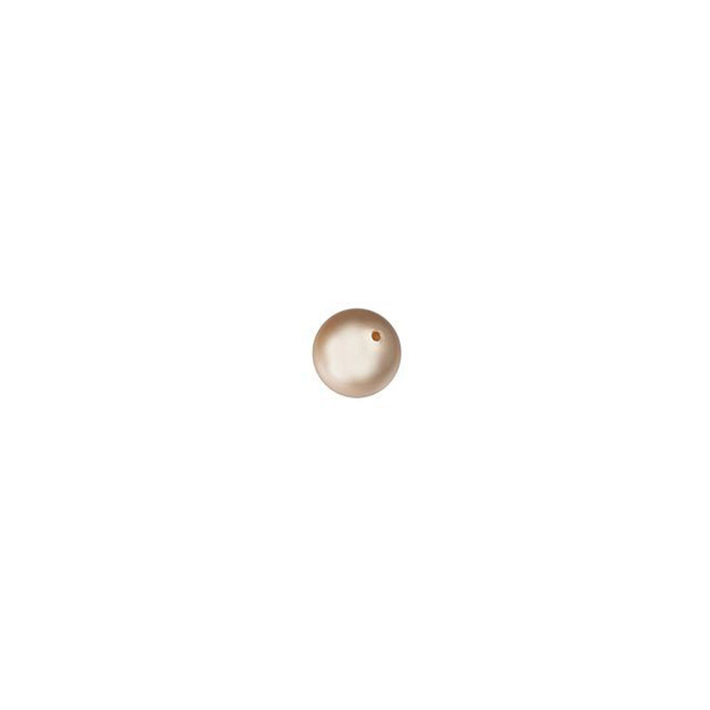 PRESTIGE Crystal, #5810 Round Pearl Bead 3mm, Rose Gold (1 Piece)