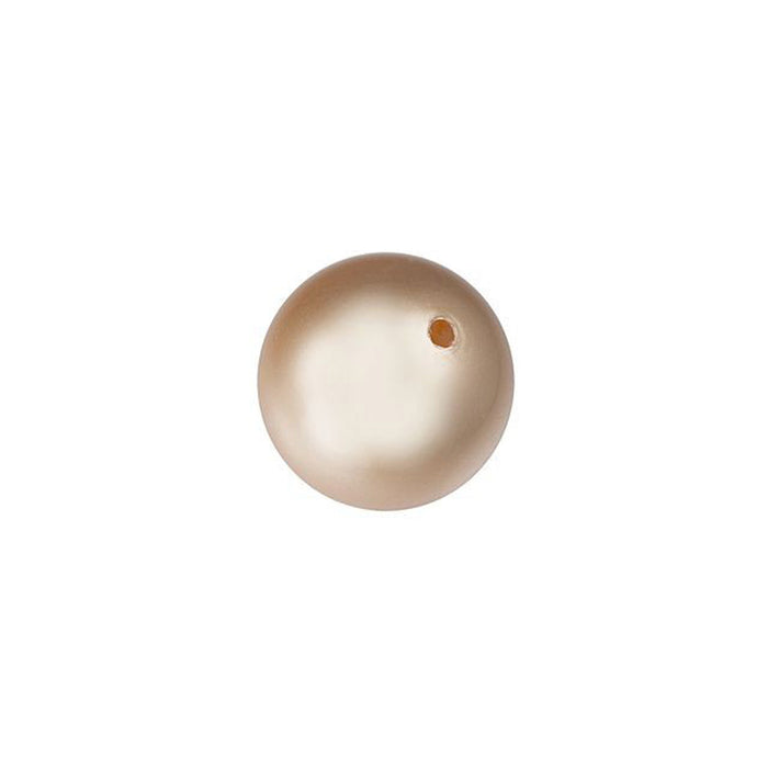 PRESTIGE Crystal, #5810 Round Pearl Bead 8mm, Rose Gold (1 Piece)