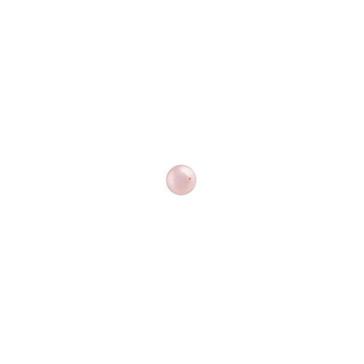PRESTIGE Crystal, #5810 Round Pearl Bead 2mm, Rosaline (1 Piece)