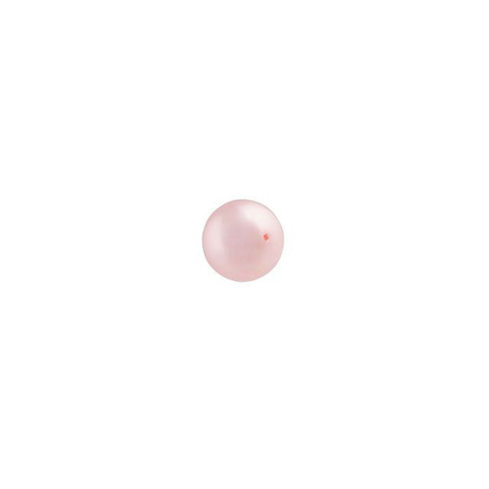 PRESTIGE Crystal, #5810 Round Pearl Bead 4mm, Rosaline (1 Piece)