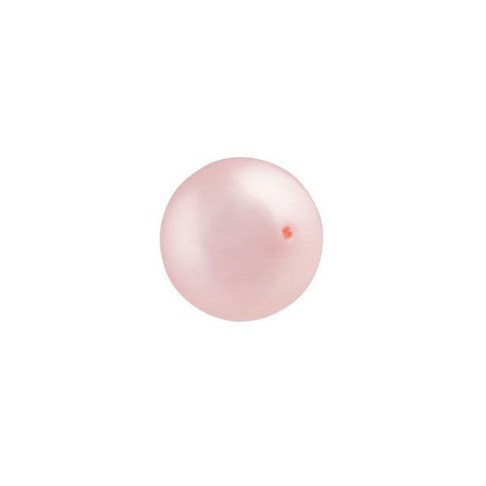 PRESTIGE Crystal, #5810 Round Pearl Bead 8mm, Rosaline (1 Piece)
