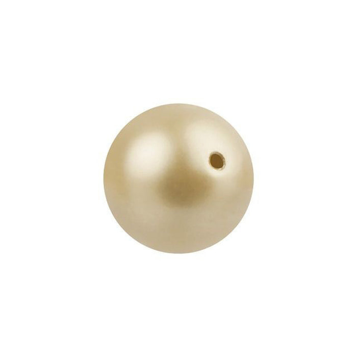 PRESTIGE Crystal, #5810 Round Pearl Bead 10mm, Vintage Gold (1 Piece)