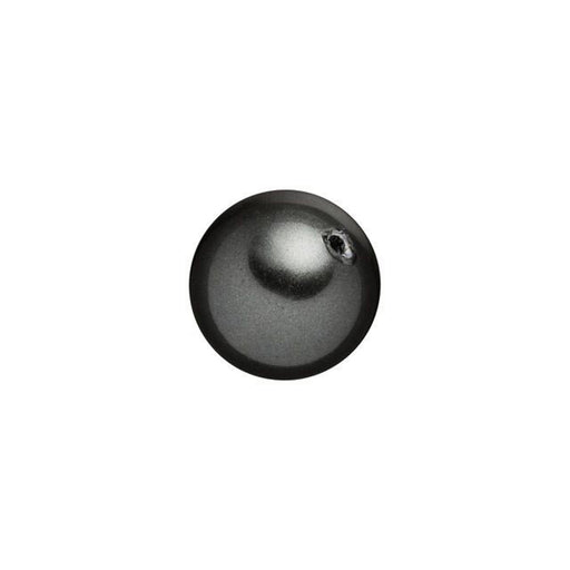 PRESTIGE Crystal, #5818 Swarovski Round Half-Drilled Pearl Bead 8mm, Black (1 Piece)