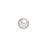 PRESTIGE Crystal, #5818 Round Half-Drilled Pearl Bead 8mm, White (1 Piece)