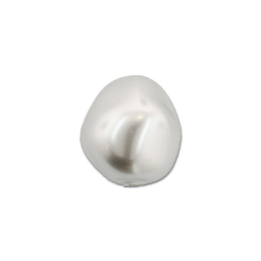 PRESTIGE Crystal, #5841 Baroque Pearl Bead 12mm, Light Grey (1 Piece)