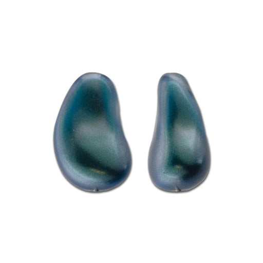 PRESTIGE Crystal, #5843 Baroque Drop Pearl Bead 12mm, Iridescent Tahitian Look (1 Piece)