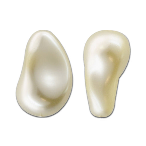 PRESTIGE Crystal, #5843 Baroque Drop Pearl Bead 16mm, Cream (1 Piece)