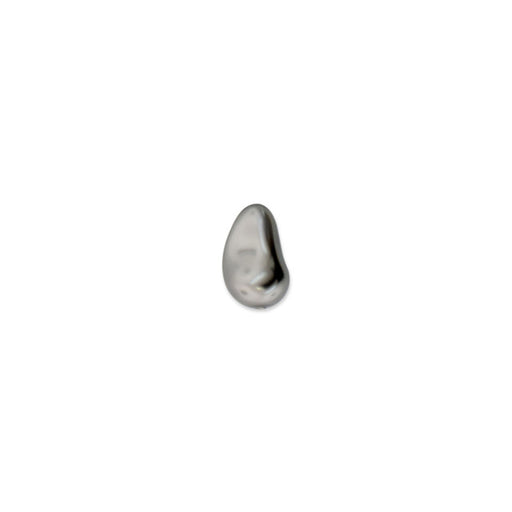 PRESTIGE Crystal, #5843 Baroque Drop Pearl Bead 16mm, Dark Grey (1 Piece)