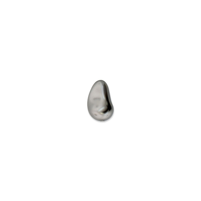 PRESTIGE Crystal, #5843 Baroque Drop Pearl Bead 16mm, Dark Grey (1 Piece)